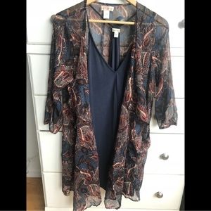 Beauty navy dress and Komono